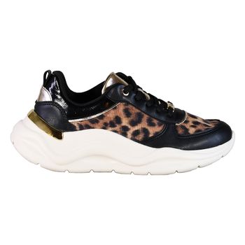 Tenis-Casual-Preto-Animal-Print-Chunky-|-Comfort-Tamanho--34---Cor--PRETO-0